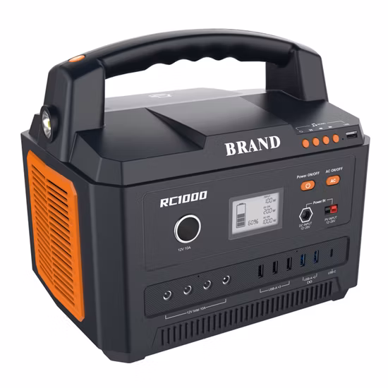 最高価格の OEM/ODM 1000 ワット太陽光ポータブル発電所/ポータブル発電所/証明書付き蓄電池